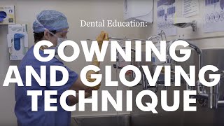 Surgical Scrub Gowning amp Gloving Technique [upl. by Enyrehtac606]