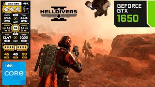 Helldivers 2 on GeForce GTX 1650 4GB [upl. by Emie803]