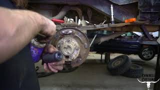 Jeep Cherokee Rear Brake shoe replacement [upl. by Wini]