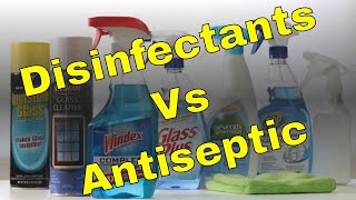 Disinfectant vs Antiseptic [upl. by Hgielsel672]