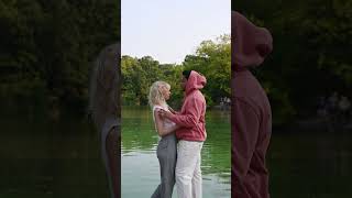 Couple Embracing in the River A Romantic Moment couplegoals couples river [upl. by Dupre]