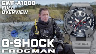 GSHOCK GWFA1000 FROGMAN DIVERS WATCH [upl. by Eirrab]