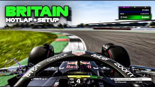 F1 23 SILVERSTONE HOTLAP  SETUP 124739 [upl. by Radborne]