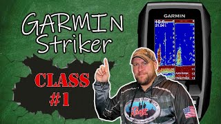 Garmin Striker 4 Tutorial Introduction to the Basics Class 1 Getting Started [upl. by Rosalee]