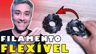 5 DICAS para IMPRIMIR com FILAMENTO FLEXÍVEL em QUALQUER IMPRESSORA 3D [upl. by Yehs]