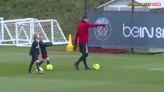 Zlatan Ibrahimovic Nutmegged By His Son [upl. by Huntington484]