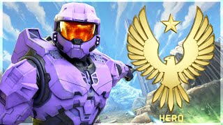 HALO INFINITE MAX RANK HERO ACHIEVED [upl. by Odraboel417]