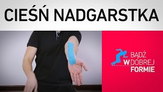 Cieśń nadgarstka mobilizacja  kinesiotaping [upl. by Hughett171]